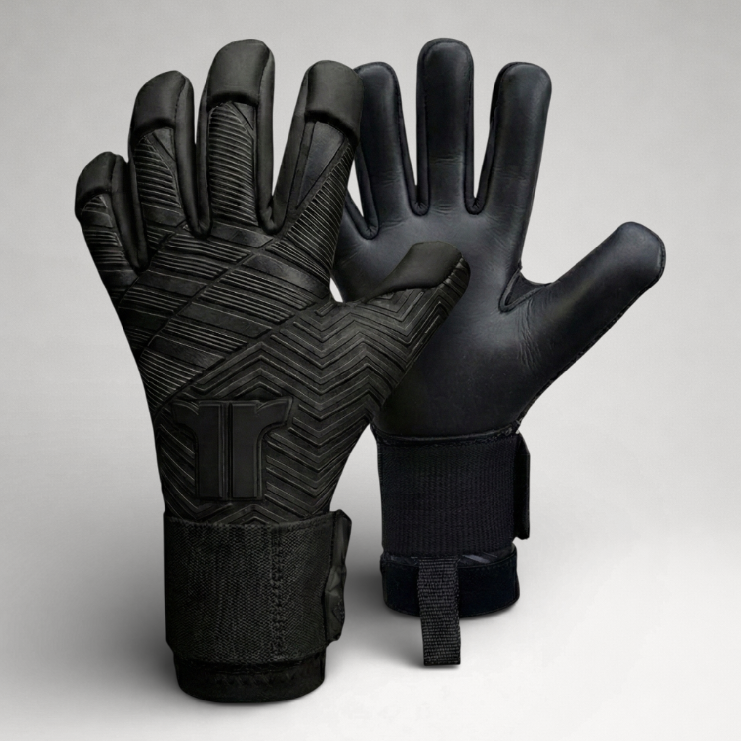 Nic Two Negro | Guantes de arquero profesionales Radon | Látex natural 3 mm