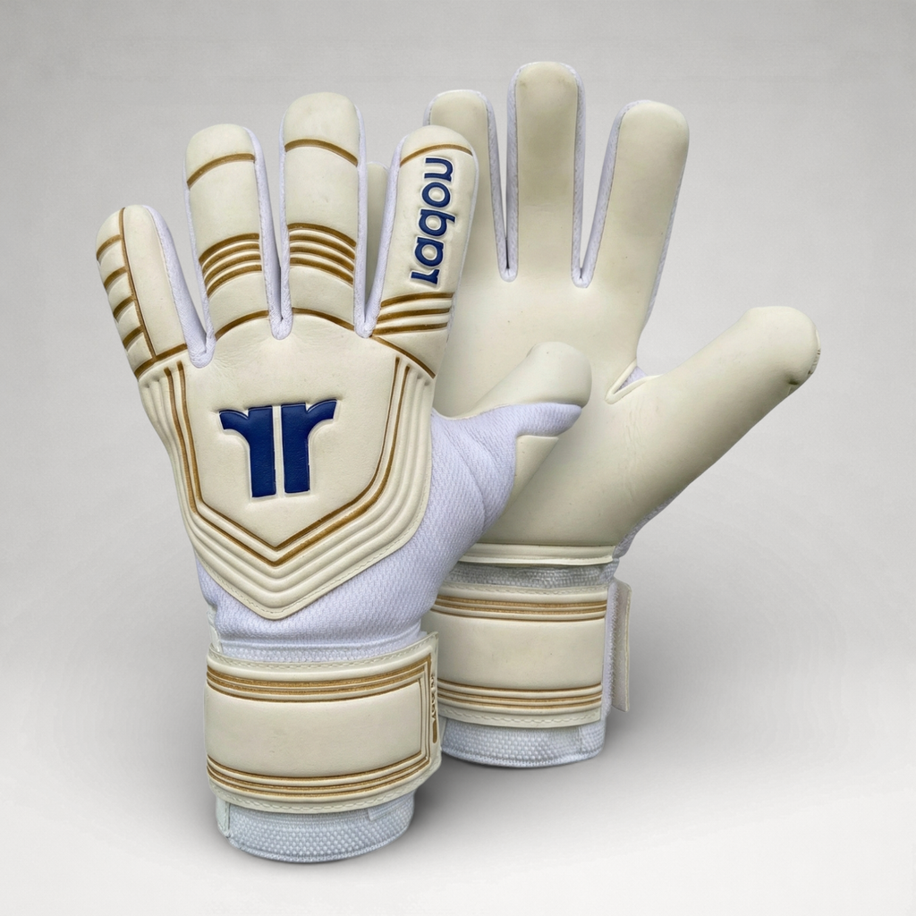 CK White | Guantes de arquero profesionales Radon | Látex natural 3 mm