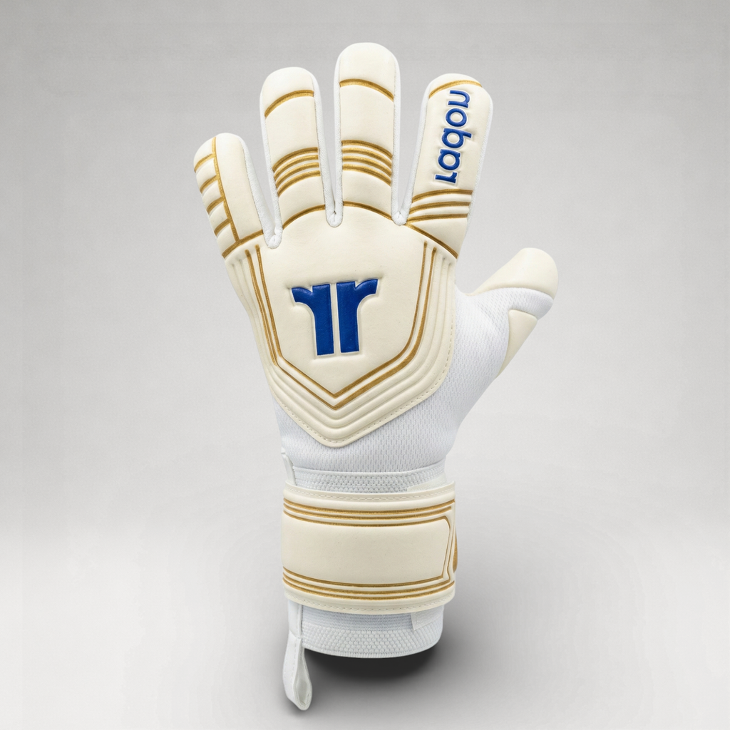 CK White | Guantes de arquero profesionales Radon | Látex natural 3 mm