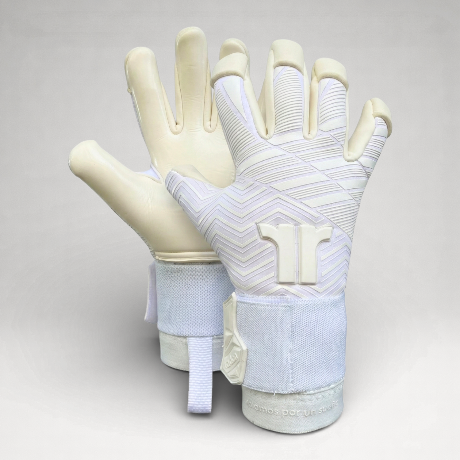 Nic Two Blanco | Guantes de arquero profesionales Radon | Látex natural 3 mm