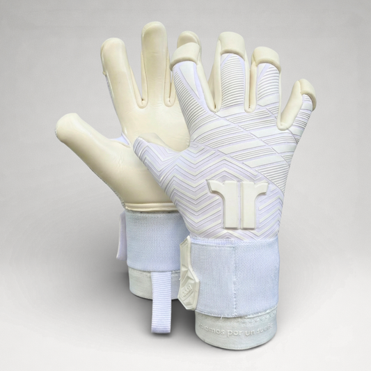 GUANTES DE ARQUERO PROFESIONAL WHITE RADON NIC TWO | LÁTEX NATURAL 3MM