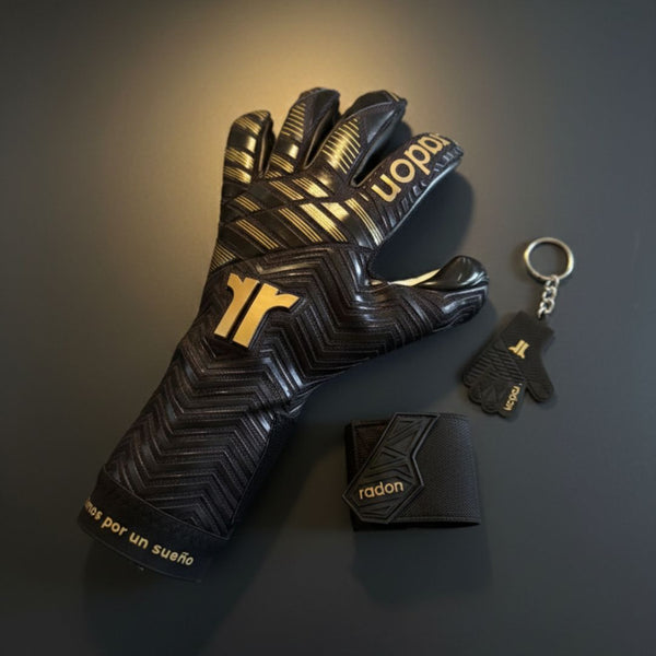 Imperium | Guantes de arquero profesionales Raw Goalie x Radon | Látex Contact alemán 4 mm
