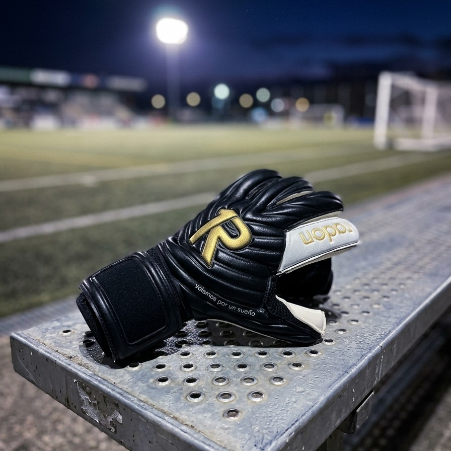 R-Legend | Guantes de arquero profesionales Raw Goalie x Radon | Látex Contact alemán 4 mm