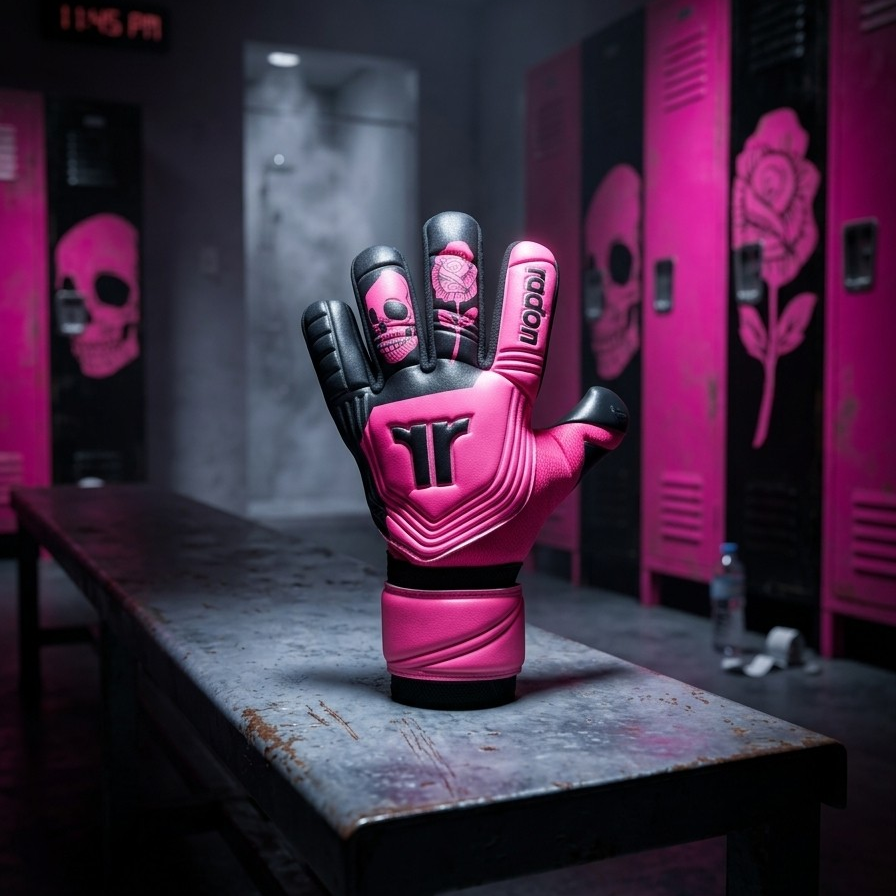 NM Fuxia | Guantes de arquero profesionales Radon | Látex natural 3 mm