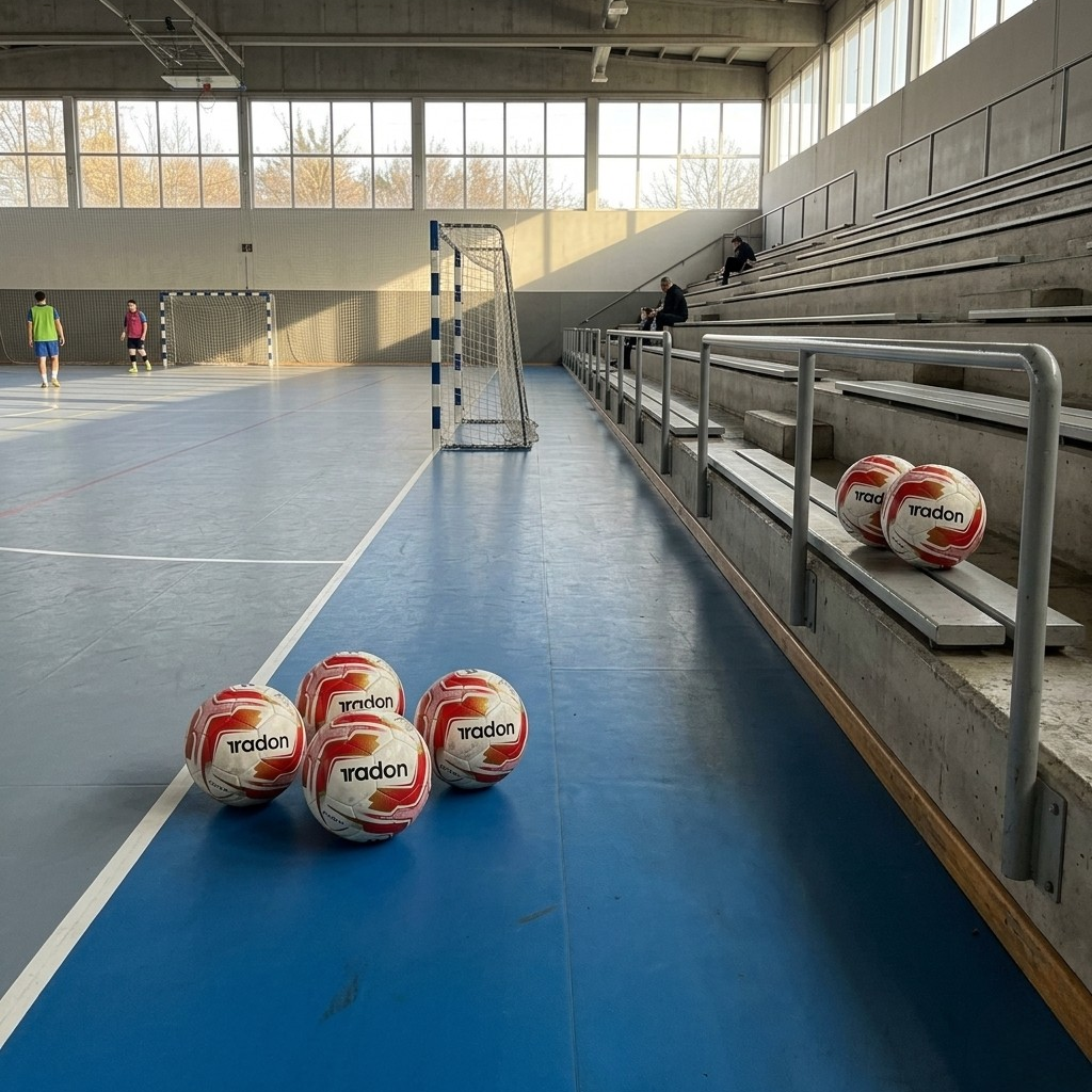 Pack 6 balones profesionales futbolito + 10 petos + 10 lentejas