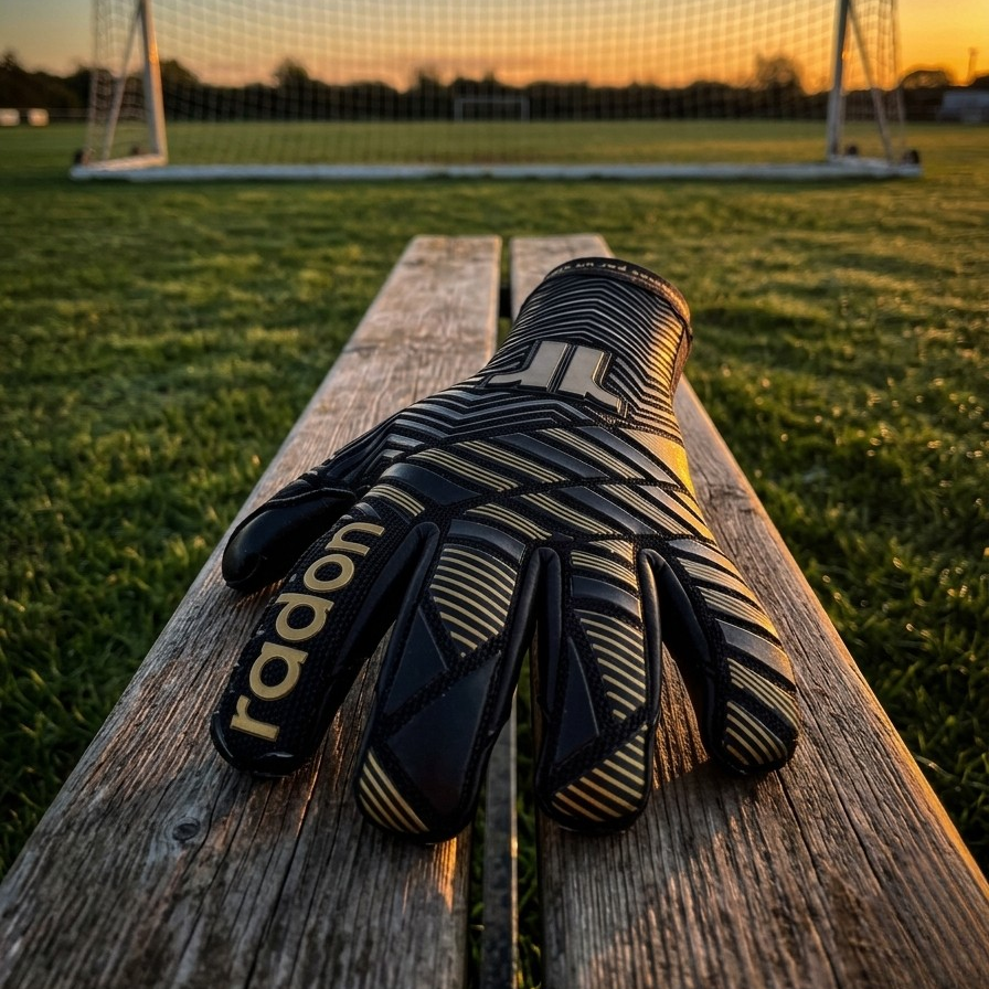 Imperium | Guantes de arquero profesionales Raw Goalie x Radon | Látex Contact alemán 4 mm
