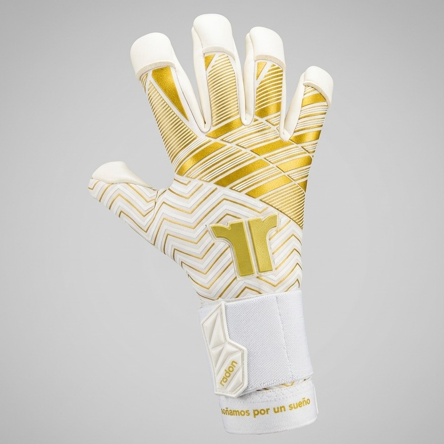 Nic Two Dorado | Guantes de arquero profesionales Radon | Látex natural 3 mm
