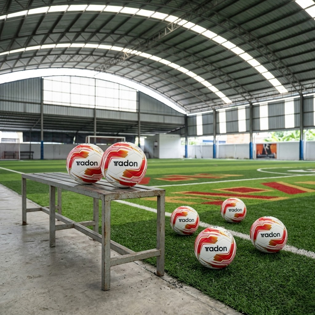 Pack 6 balones profesionales futbolito + 10 petos + 10 lentejas