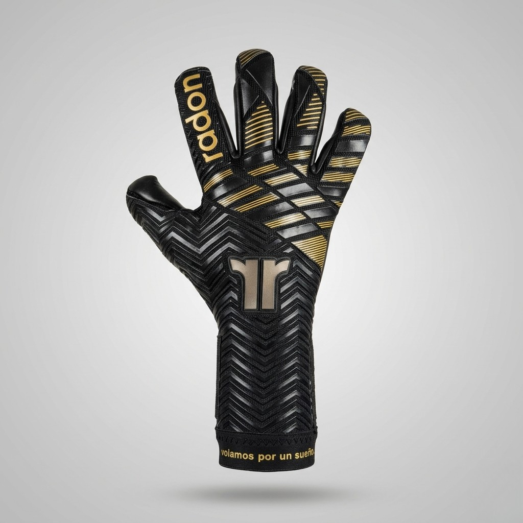 Imperium | Guantes de arquero profesionales Raw Goalie x Radon | Látex Contact alemán 4 mm