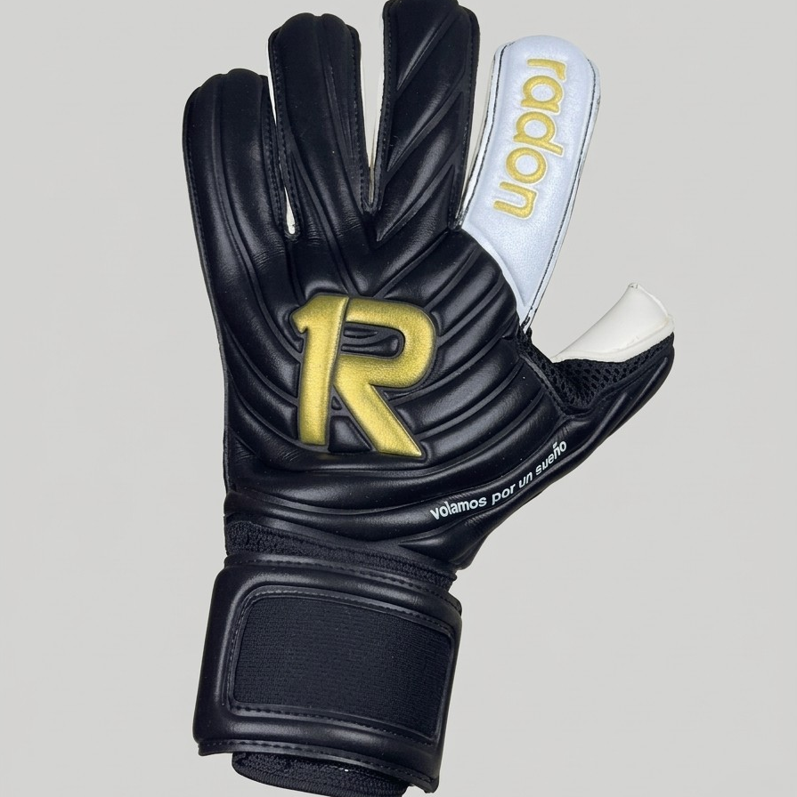 R-Legend | Guantes de arquero profesionales Raw Goalie x Radon | Látex Contact alemán 4 mm