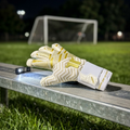 Nic Two Dorado | Guantes de arquero profesionales Radon | Látex natural 3 mm