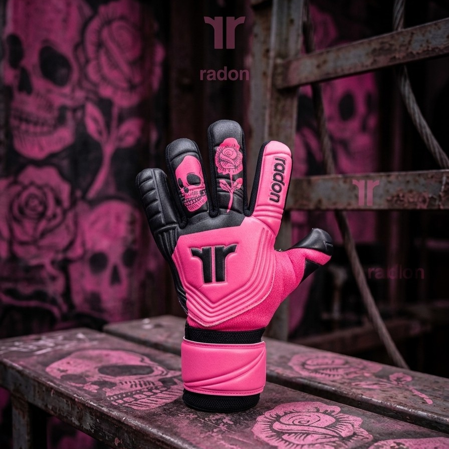 NM Fuxia | Guantes de arquero profesionales Radon | Látex natural 3 mm
